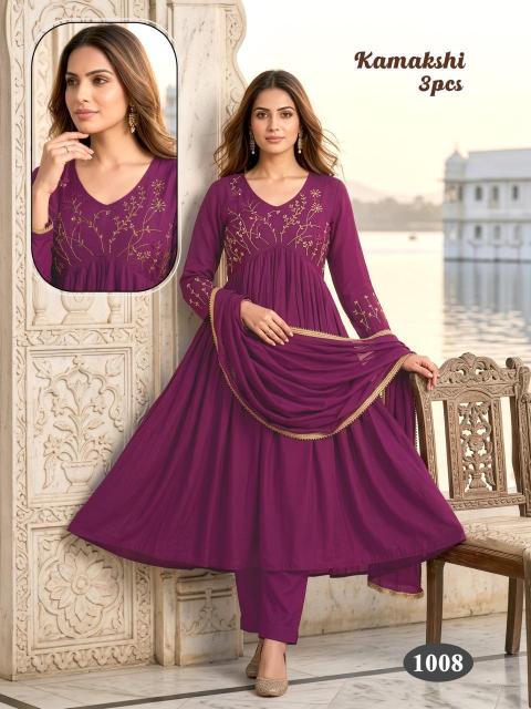 Desi kudi kamakshi 3pcs wholesale rate kurtis online